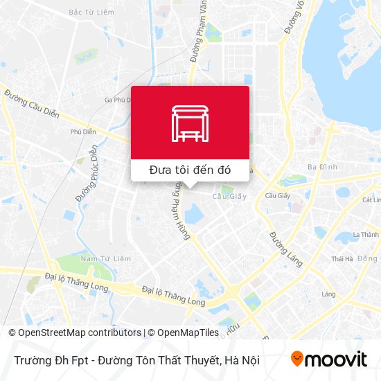 Bản đồ Trường Đh Fpt - Đường Tôn Thất Thuyết