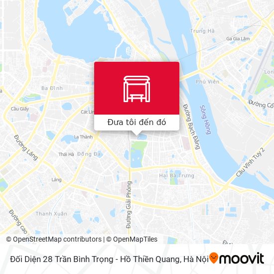 Bản đồ Đối Diện 28 Trần Bình Trọng - Hồ Thiền Quang