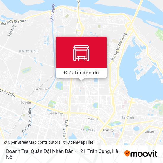 Bản đồ Doanh Trại Quân Đội Nhân Dân - 121 Trần Cung