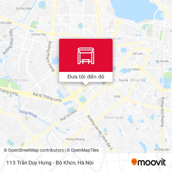 Bản đồ 113 Trần Duy Hưng - Bộ Khcn