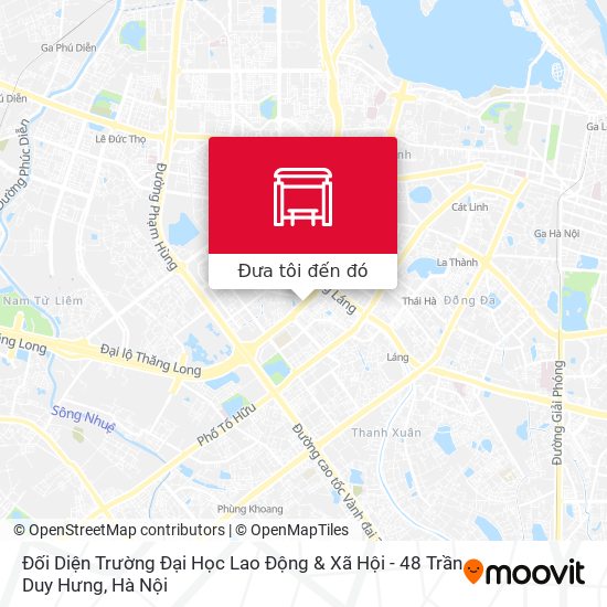 Bản đồ Đối Diện Trường Đại Học Lao Động & Xã Hội - 48 Trần Duy Hưng