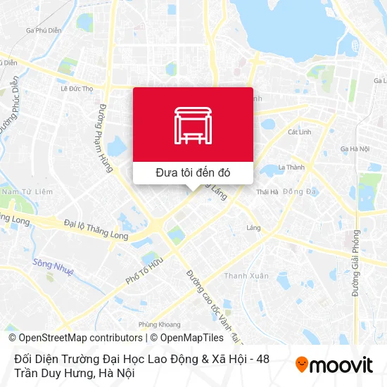 Bản đồ Đối Diện Trường Đại Học Lao Động & Xã Hội - 48 Trần Duy Hưng