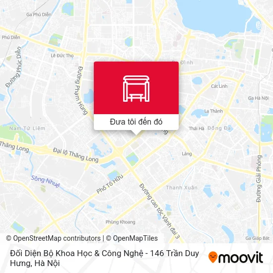 Bản đồ Đối Diện Bộ Khoa Học & Công Nghệ - 146 Trần Duy Hưng