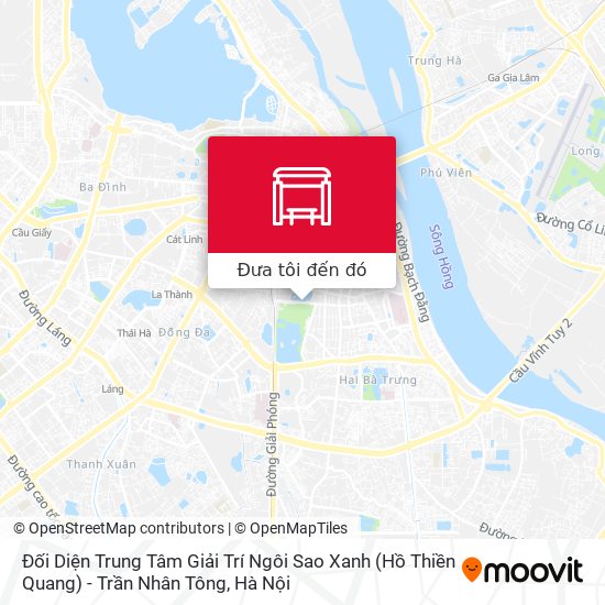 Bản đồ Đối Diện Trung Tâm Giải Trí Ngôi Sao Xanh (Hồ Thiền Quang) - Trần Nhân Tông
