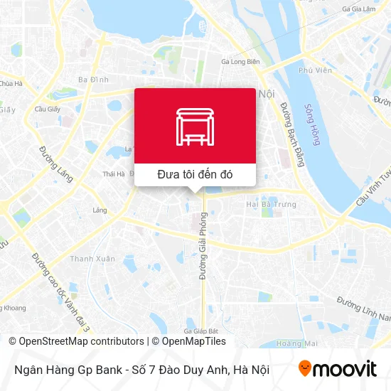 Bản đồ Ngân Hàng Gp Bank - Số 7 Đào Duy Anh