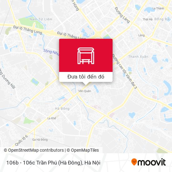 Bản đồ 106b - 106c Trần Phú (Hà Đông)