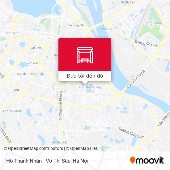 Bản đồ Hồ Thanh Nhàn - Võ Thị Sáu