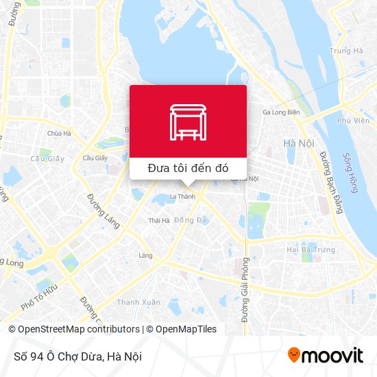 Bản đồ Số 94 Ô Chợ Dừa
