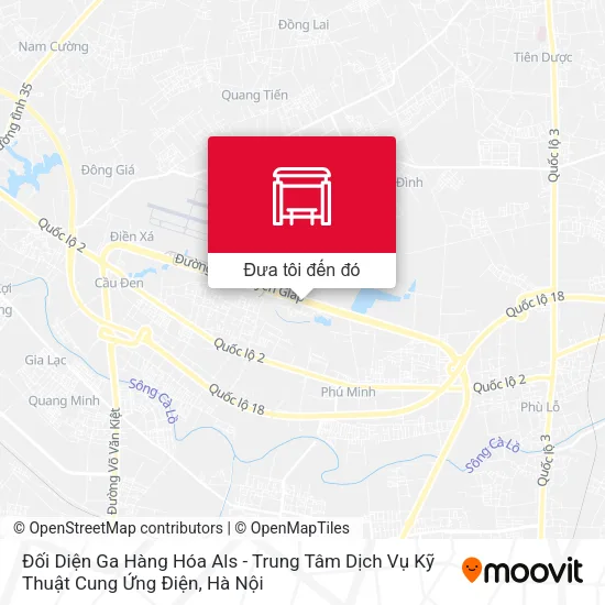 Bản đồ Đối Diện Ga Hàng Hóa Als - Trung Tâm Dịch Vụ Kỹ Thuật Cung Ứng Điện