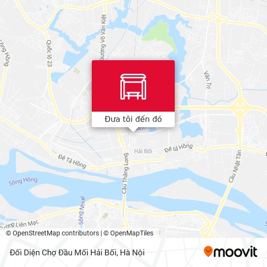 Bản đồ Đối Diện Chợ Đầu Mối Hải Bối