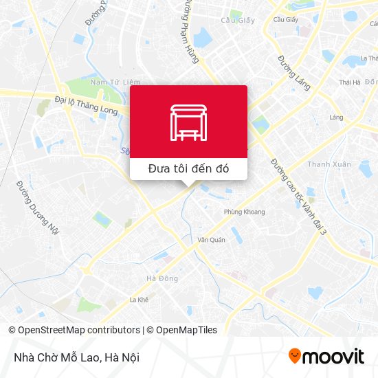 Bản đồ Nhà Chờ Mỗ Lao