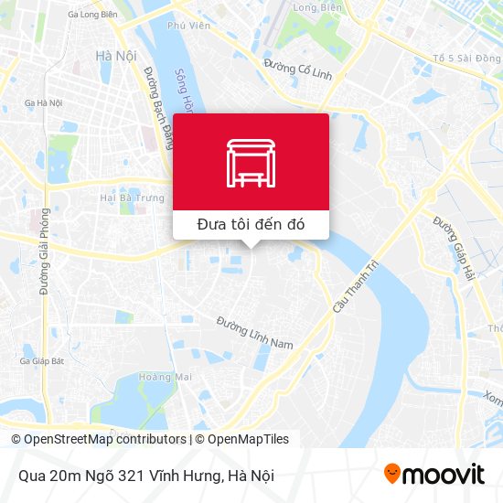 Bản đồ Qua 20m Ngõ 321 Vĩnh Hưng