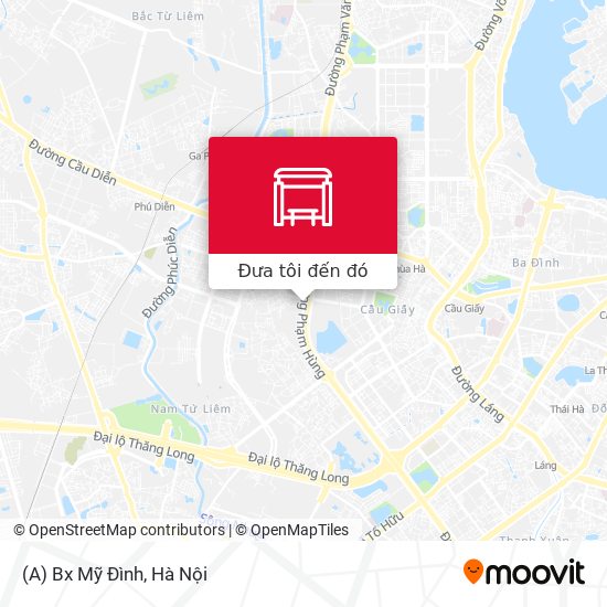Bản đồ (A) Bx Mỹ Đình