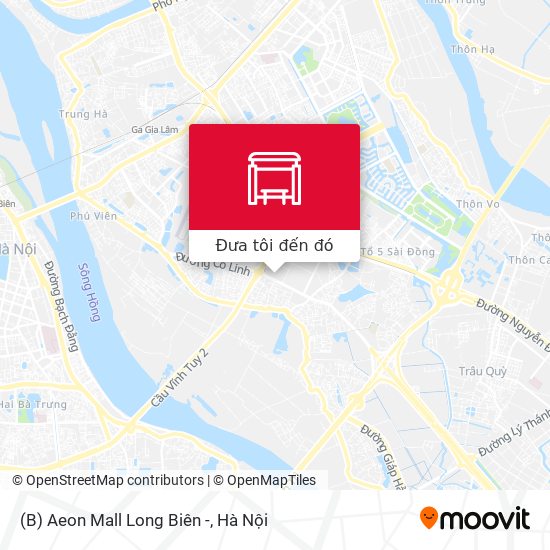 Bản đồ (B) Aeon Mall Long Biên -