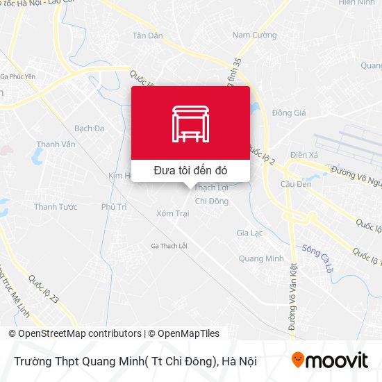 Bản đồ Trường Thpt Quang Minh( Tt Chi Đông)