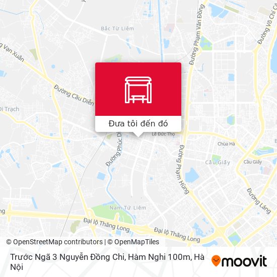 Bản đồ Trước Ngã 3 Nguyễn Đồng Chi, Hàm Nghi 100m