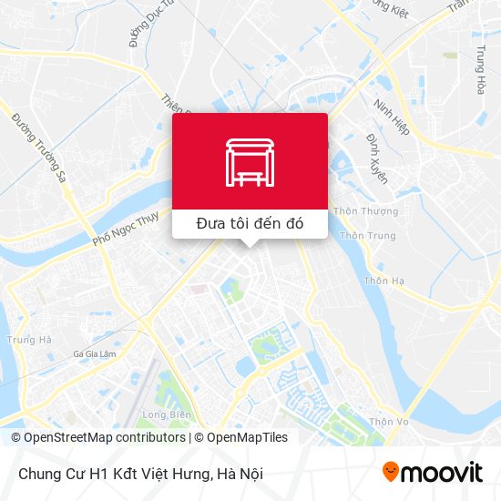 Bản đồ Chung Cư H1 Kđt Việt Hưng