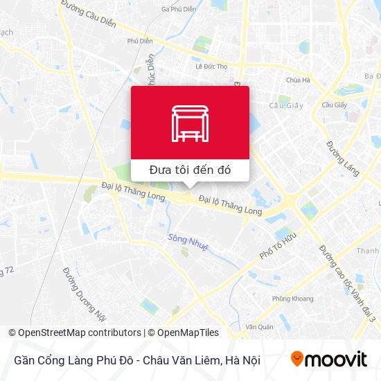 Bản đồ Gần Cổng Làng Phú Đô - Châu Văn Liêm