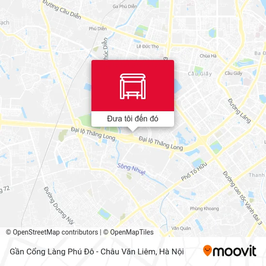 Bản đồ Gần Cổng Làng Phú Đô - Châu Văn Liêm