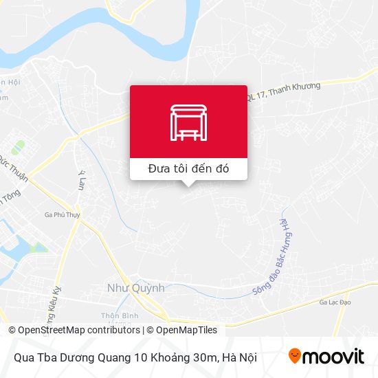Bản đồ Qua Tba Dương Quang 10 Khoảng 30m