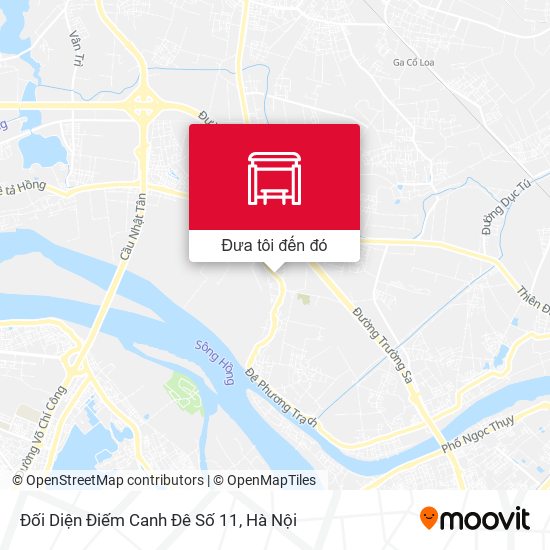 Bản đồ Đối Diện Điếm Canh Đê Số 11