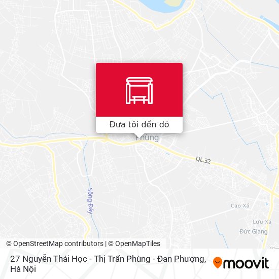 Bản đồ 27 Nguyễn Thái Học - Thị Trấn Phùng - Đan Phượng