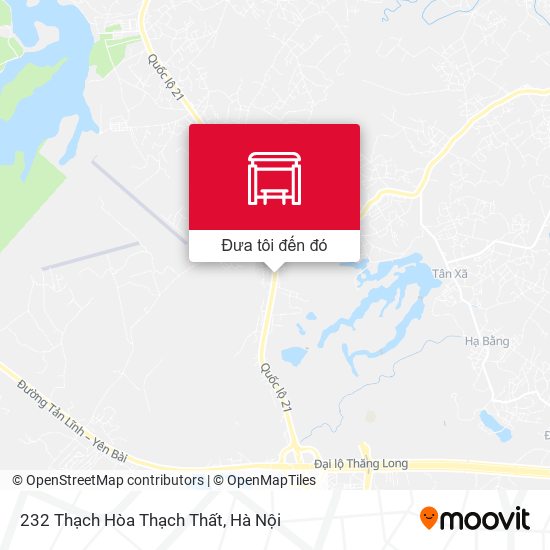 Bản đồ 232 Thạch Hòa Thạch Thất