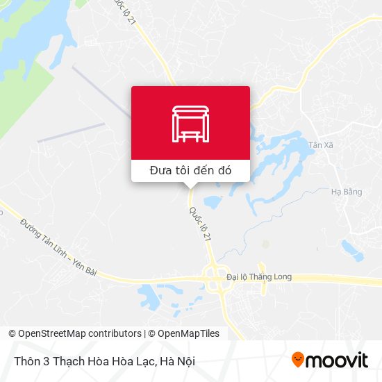 Bản đồ Thôn 3 Thạch Hòa Hòa Lạc