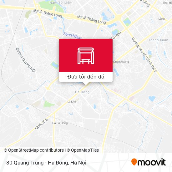 Bản đồ 80 Quang Trung - Hà Đông