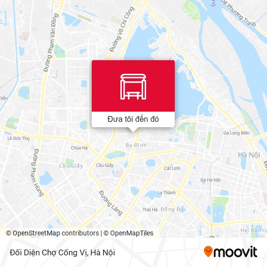 Bản đồ Đối Diện Chợ Cống Vị