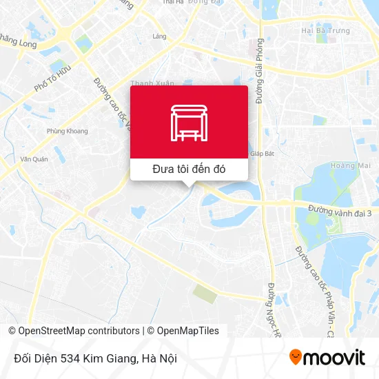 Bản đồ Đối Diện 534 Kim Giang