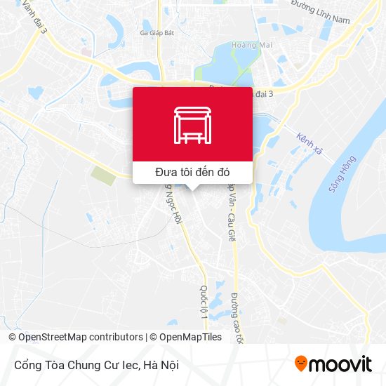 Bản đồ Cổng Tòa Chung Cư Iec