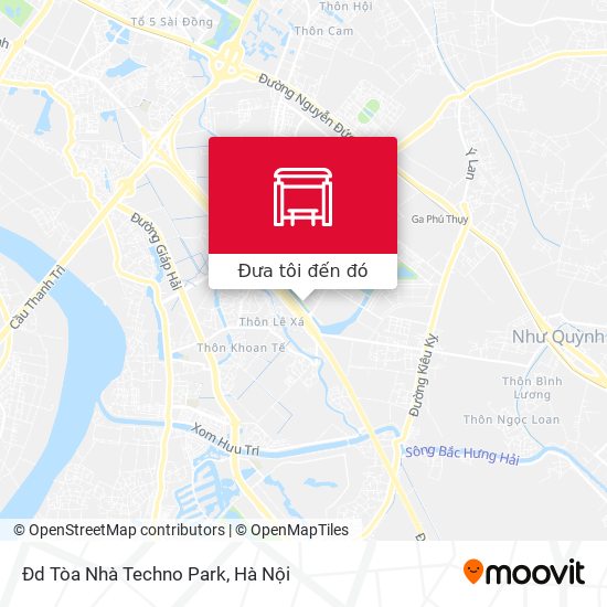 Bản đồ Đd Tòa Nhà Techno Park