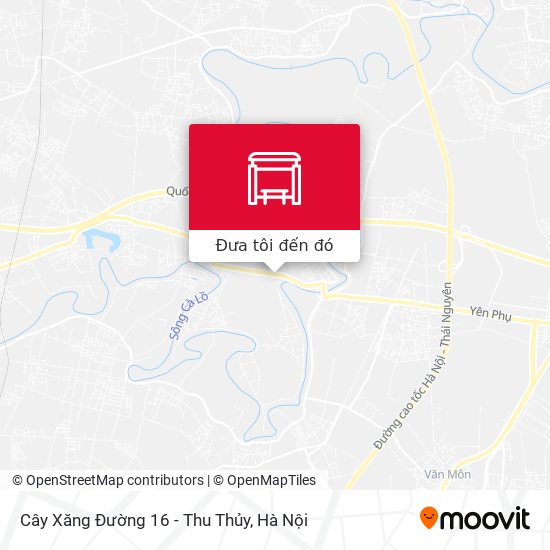 Bản đồ Cây Xăng Đường 16 - Thu Thủy