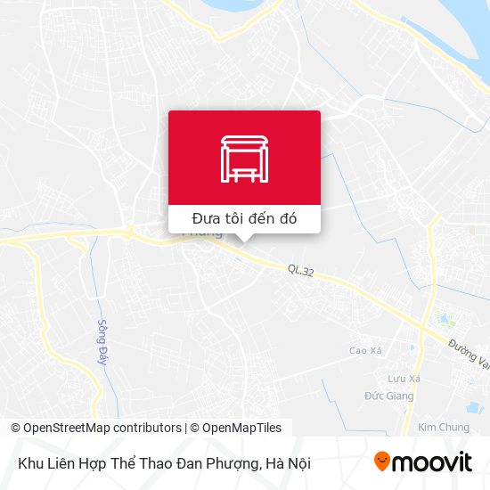 Bản đồ Khu Liên Hợp Thể Thao Đan Phượng