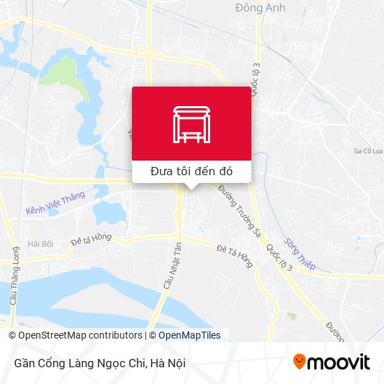 Bản đồ Gần Cổng Làng Ngọc Chi