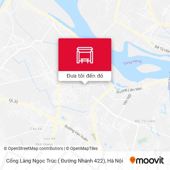 Bản đồ Cổng Làng Ngọc Trúc ( Đường Nhánh 422)