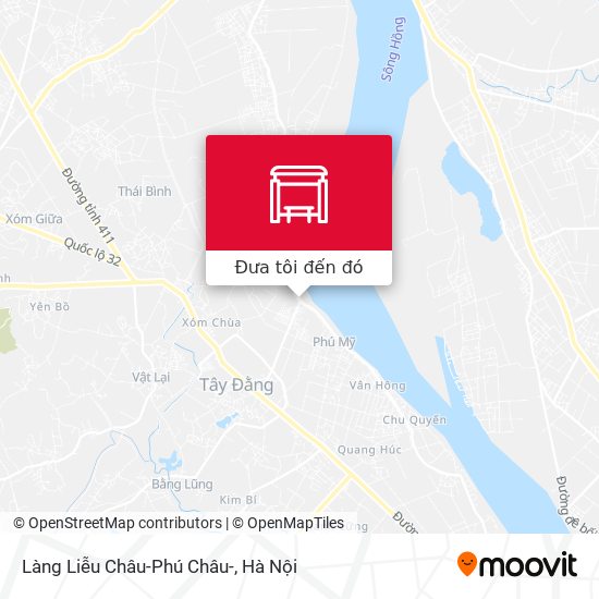 Bản đồ Làng Liễu Châu-Phú Châu-