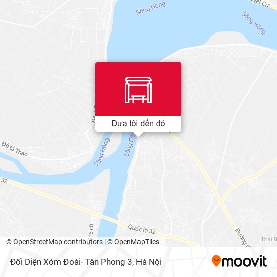 Bản đồ Đối Diện Xóm Đoài- Tân Phong 3