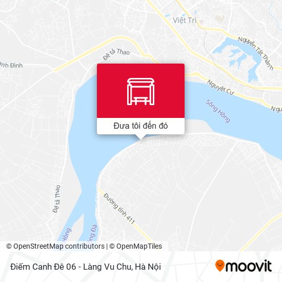 Bản đồ Điếm Canh Đê 06 - Làng Vu Chu