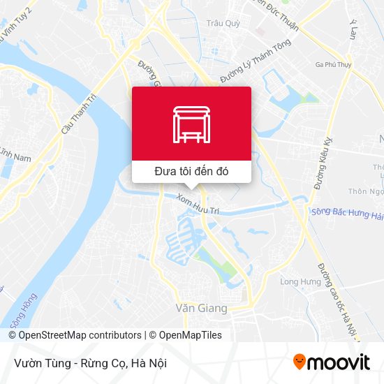 Bản đồ Vườn Tùng - Rừng Cọ