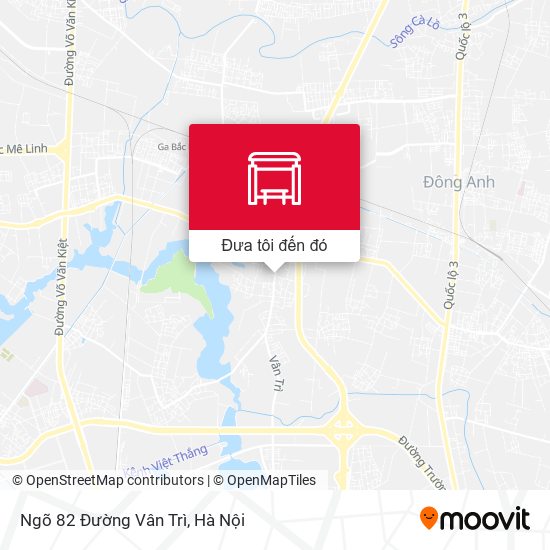 Bản đồ Ngõ 82 Đường Vân Trì