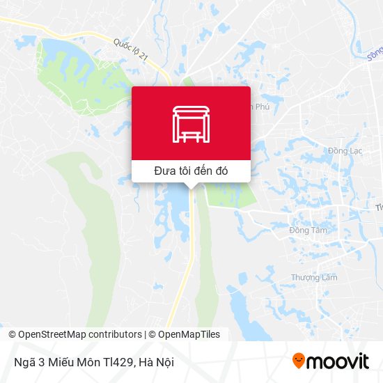 Bản đồ Ngã 3 Miếu Môn  Tl429