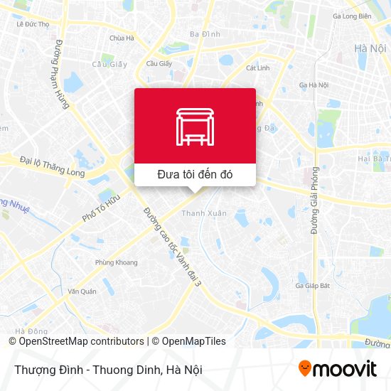 Bản đồ Thượng Đình - Thuong Dinh