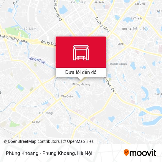 Bản đồ Phùng Khoang - Phung Khoang