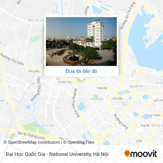Bản đồ Đại Học Quốc Gia - National University