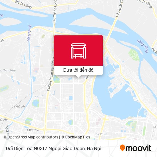 Bản đồ Đối Diện Tòa N03t7 Ngoại Giao Đoàn
