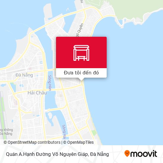 Bản đồ Quán A.Hạnh Đường Võ Nguyên Giáp