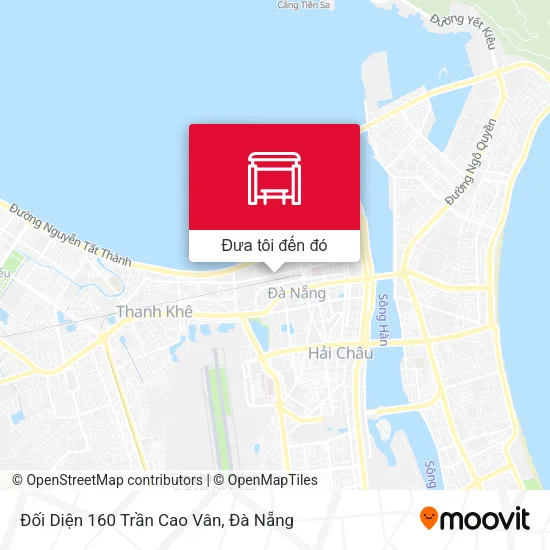 Bản đồ Đối Diện 160 Trần Cao Vân
