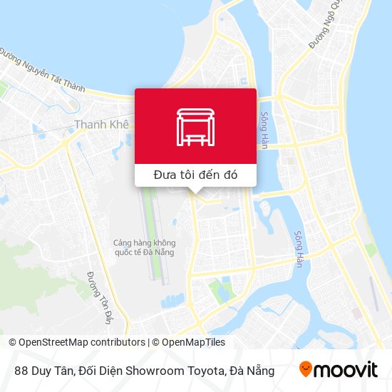 Bản đồ 88 Duy Tân, Đối Diện Showroom Toyota